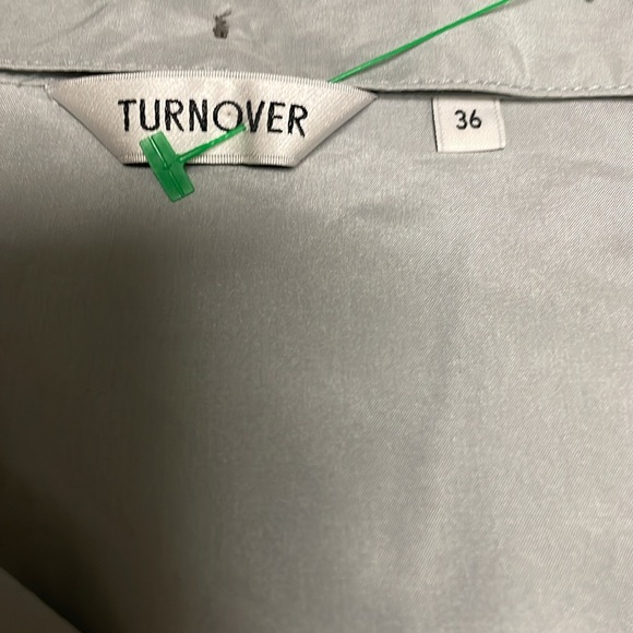 Turnover 100% silk long top - Picture 3 of 9